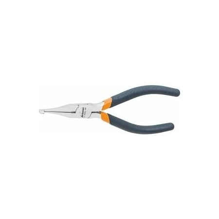 Garant 140 mm Angled Wide Flat-Nose Adjusting Pliers, Chrome-Plated, Shape E 717605 140